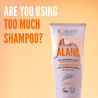 Are you using too much shampoo?